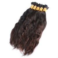 300g/Lot Raw Natural Vietnamese Virgin Hair Bulk Human Hair Wholesale No Weft Human Hair Bulk For Braiding Can Bleach Any Colors